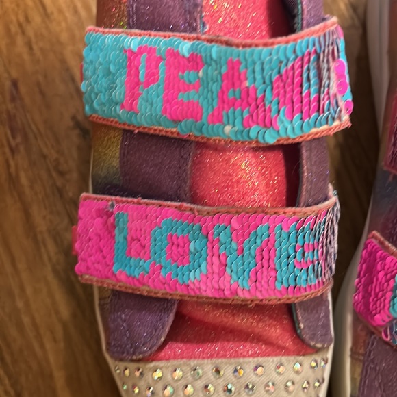 Skechers Flip Kicks Reverse Sequins Twinkle Toes Sneaker 3.5 Youth - Picture 4 of 10